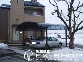 のカーポート テールポートシグマ M合掌タイプ  積雪〜20cm対応 施工例