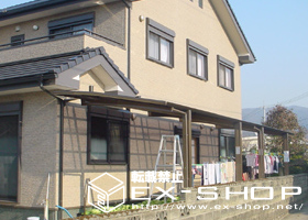 のカーポート カーブポートシグマII  縦連棟タイプ  積雪〜20cm対応 施工例