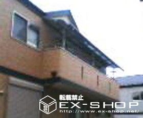 のバルコニー・ベランダ屋根 ライザーテラス R型  連棟  屋根タイプ  積雪〜20cm対応 施工例