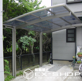 のカーポート カーブポートシグマII V 積雪〜20cm対応 施工例