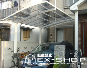 のカーポート カーブポートシグマII  積雪〜20cm対応 施工例