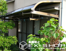 のテラス屋根 アルファテラス RB型  単体  ルーフタイプ  積雪〜20cm対応 施工例