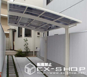 のカーポート カーブポートシグマII  積雪〜20cm対応 施工例