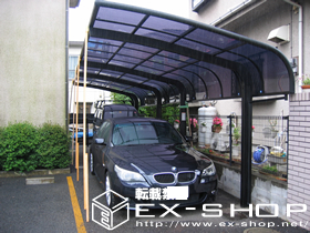 のカーポート テールポートシグマ 縦連棟タイプ  積雪〜20cm対応 施工例