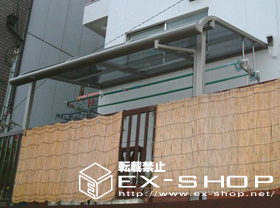 のバルコニー・ベランダ屋根 ライザーテラス R型  単体  屋根タイプ  積雪〜20cm対応 施工例