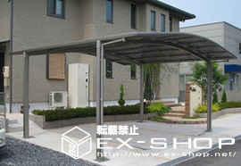 のカーポート カーブポートシグマII  ワイドタイプ 積雪〜20cm対応 施工例