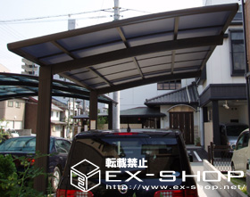 のカーポート カーブポートシグマII  積雪〜20cm対応 施工例