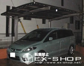 LIXIL リクシル(トステム)のカーポート カーブポートシグマII  積雪～20cm対応 施工例