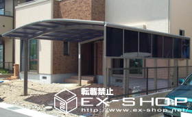 のカーポート カーブポートシグマII  ワイドタイプ   積雪〜20cm対応 施工例