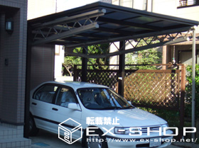 のカーポート レジェンド　アルファ 積雪〜60cm対応 施工例