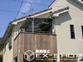 のバルコニー・ベランダ屋根 セイバーテラス 単体  屋根タイプ  積雪〜20cm対応 施工例