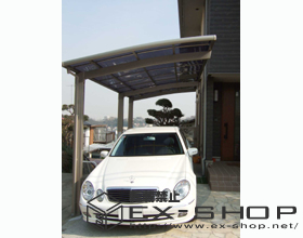 のカーポート カーブポートシグマII　延長タイプ  積雪〜20cm対応 施工例