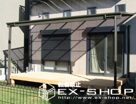 のテラス屋根 セイバーテラス 単体 テラスタイプ  積雪〜20cm対応 施工例