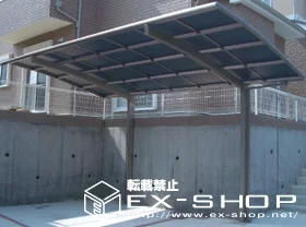 LIXIL リクシル(トステム)のカーポート カーブポートシグマII  積雪～20cm対応 施工例