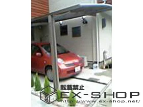 LIXIL リクシル(トステム)のカーポート カーブポートシグマII  積雪～20cm対応 施工例