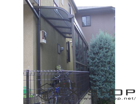 のテラス屋根 ライザーテラス R型 テラスタイプ 積雪〜20cm対応 施工例