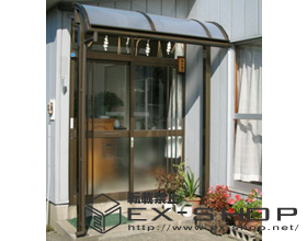 のテラス屋根 アルファテラス RB型  単体  テラスタイプ  積雪〜20cm対応　 施工例