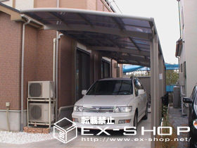 のカーポート カーブポートシグマII 縦連棟タイプ  積雪〜20cm対応 施工例