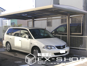 のカーポート キューブポートプラス レギュラー 施工例