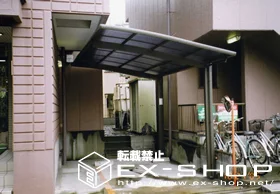 東京都板橋区のLIXIL リクシル（トステム）のカーポート カーブポートシグマII  積雪～20cm対応 施工例