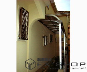 のテラス屋根 アルファテラス RB型 単体 テラスタイプ  積雪〜20cm対応 施工例