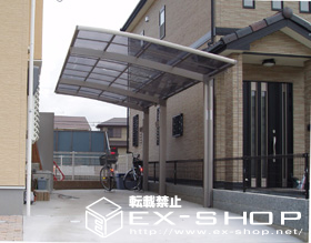 のカーポート カーブポートシグマII　延長タイプ  積雪〜20cm対応 施工例