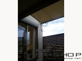 のオーニング・日よけ エクスショップオリジナル！彩鳥C型　手動式 施工例