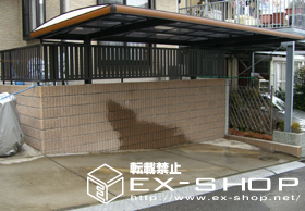 のカーポート キューブポートプラス レギュラー 施工例