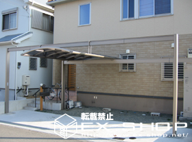 のカーポート マルチスクエア　アール屋根1台用タイプ 施工例