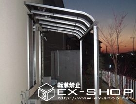 のテラス屋根 ライザーテラス R型 単体 テラスタイプ  積雪〜20cm対応 施工例