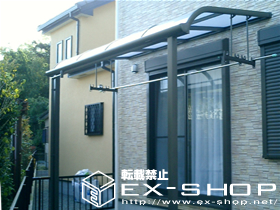 のテラス屋根 アルファテラスRB型 単体 テラスタイプ  積雪〜20cm対応 施工例