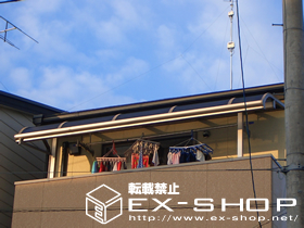 のバルコニー・ベランダ屋根 ライザーテラス R型  単体  屋根タイプ  積雪〜20cm対応 施工例