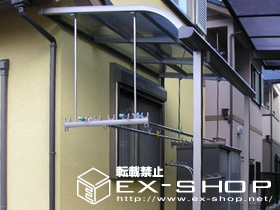 のテラス屋根 ライザーテラス R型  単体 テラスタイプ  積雪〜20cm対応 施工例