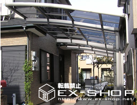 のカーポート カーブポートシグマII  縦連棟タイプ  積雪〜20cm対応 施工例