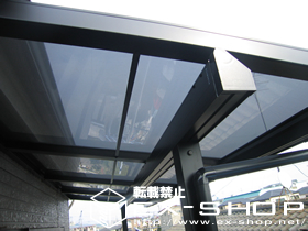 のバルコニー・ベランダ屋根 セイバーテラス  単体  屋根タイプ  積雪〜20cm対応 施工例