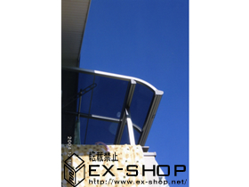 のバルコニー・ベランダ屋根 ライザーテラス 単体  屋根タイプ  積雪〜20cm対応 施工例