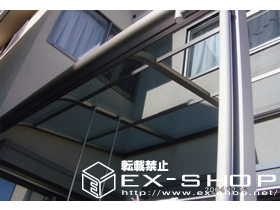 のテラス屋根 ライザーテラス R型 単体 テラスタイプ  積雪〜20cm対応 施工例