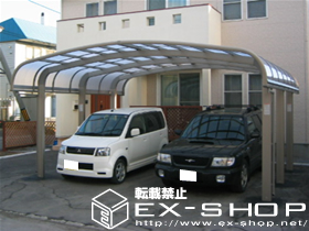 のカーポート テールポートシグマ  ワイドタイプ  積雪〜50cm対応 施工例