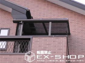 のバルコニー・ベランダ屋根 ライザーテラス R型  単体  屋根タイプ  積雪〜20cm対応 施工例