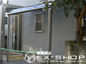 のテラス屋根 ライザーテラス R型 単体 テラスタイプ 積雪〜20cm対応 施工例