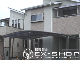 のカーポート カーブポートシグマII  ワイドタイプ  積雪〜20cm対応 施工例