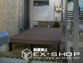 のウッドデッキ リコステージ【独立納まり】 施工例