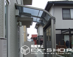 のテラス屋根 ライザーテラス R型 単体 テラスタイプ  積雪〜20cm対応 施工例