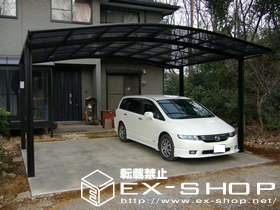 のカーポート カーブポートシグマII  ワイドタイプ  積雪〜20cm対応 施工例