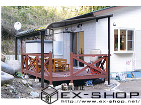 のテラス屋根 アルファテラス RB型 単体 テラスタイプ  積雪〜20cm対応 施工例