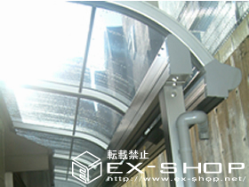 のテラス屋根 ライザーテラス R型 単体 テラスタイプ  積雪〜20cm対応 施工例