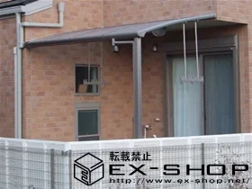 LIXIL リクシル(トステム)のテラス屋根 アルファテラスL型 単体 テラスタイプ 積雪〜20cm対応 施工例