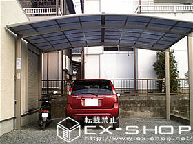 のカーポート カーブポートシグマII  ワイドタイプ  積雪〜20cm対応 施工例