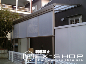 のテラス屋根 セイバーテラス 単体 テラスタイプ  積雪〜20cm対応 施工例