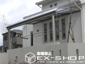 のテラス屋根 ライザーテラス R型 単体 テラスタイプ  積雪〜20cm対応 施工例